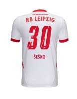 Moške Nogometnih dresov RB Leipzig Benjamin Sesko #30 Domači 2024-25 Kratki rokavi